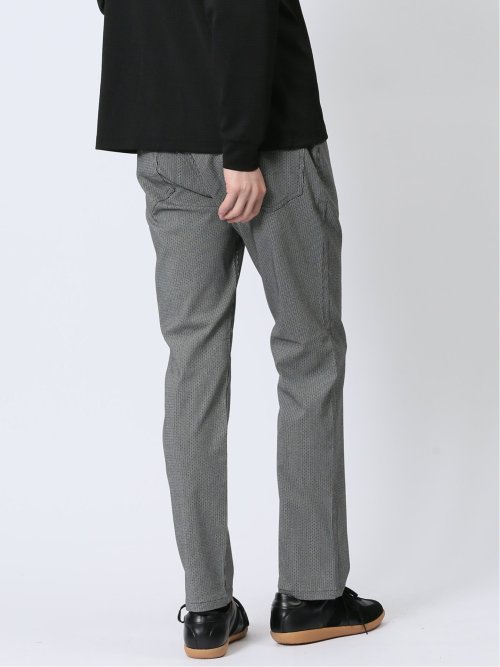 クロスストレッチ スリムパンツ ドビー