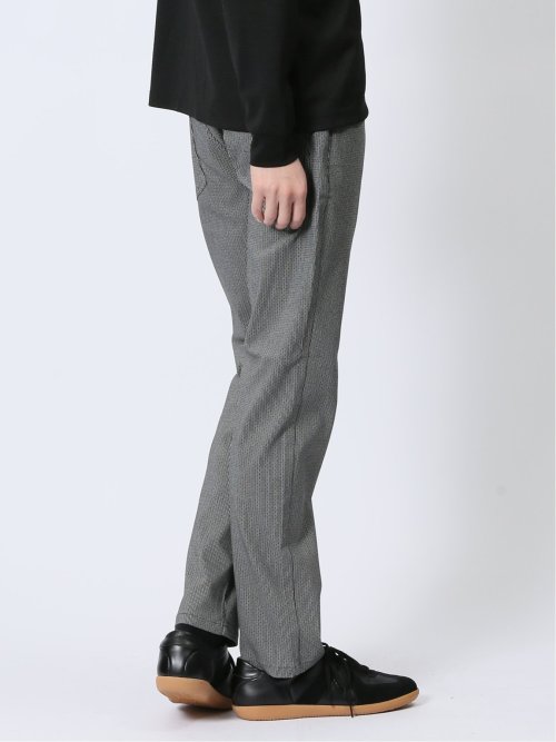 クロスストレッチ スリムパンツ ドビー