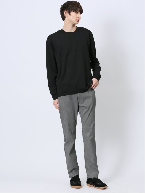 クロスストレッチ スリムパンツ ドビー