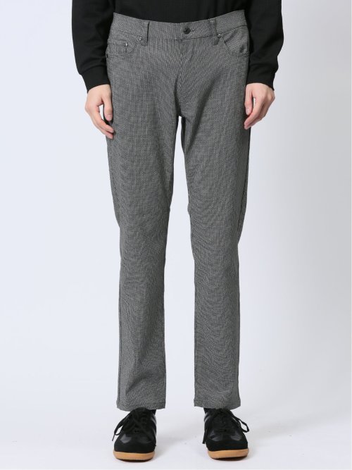 クロスストレッチ スリムパンツ ドビー