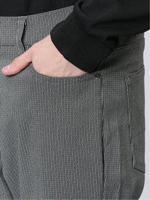 クロスストレッチ スリムパンツ ドビー