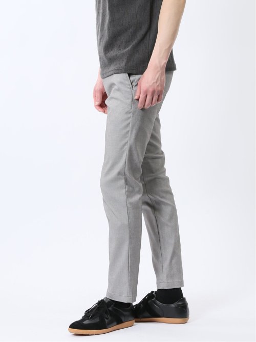 クロスストレッチ+クール トラウザーパンツ ツイル(S 03ライトグレー