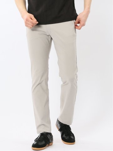 クロスストレッチ スリムパンツ コードレーン