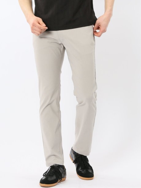 クロスストレッチ スリムパンツ コードレーン