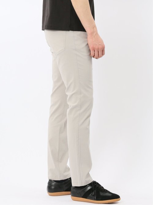 クロスストレッチ スリムパンツ コードレーン