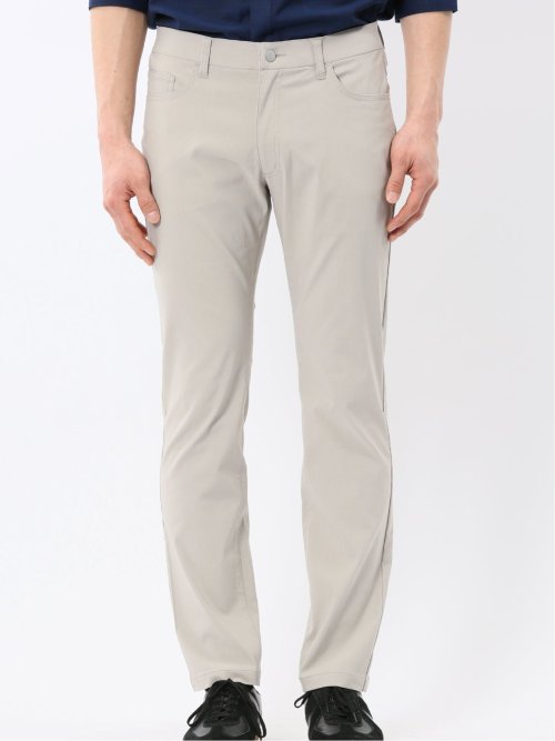 クロスストレッチ スリムパンツ コードレーン