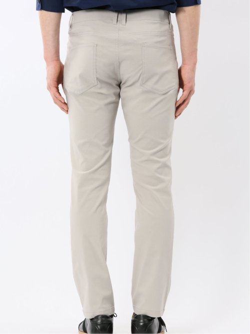 クロスストレッチ スリムパンツ コードレーン