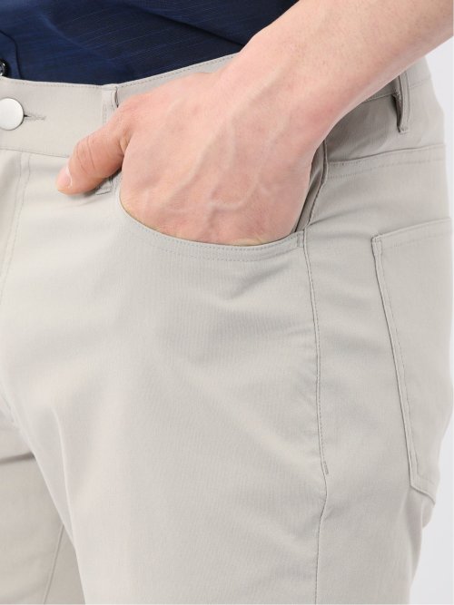 クロスストレッチ スリムパンツ コードレーン
