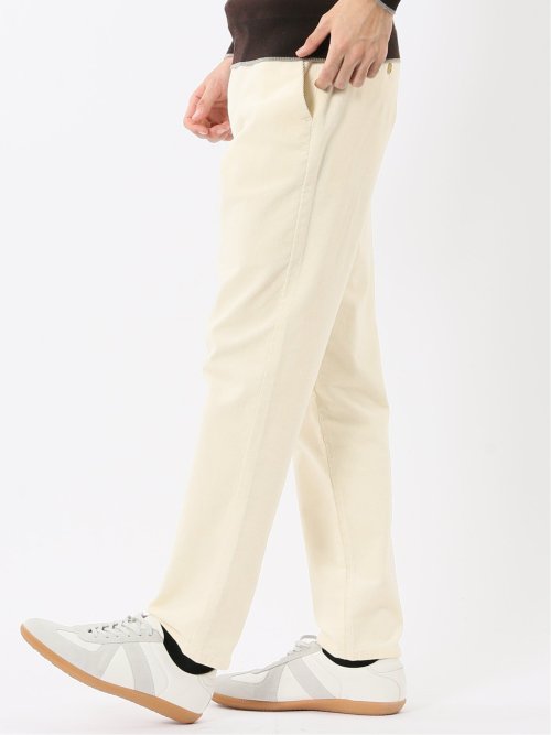 綿コーデュロイ ストレッチ トラウザーパンツ