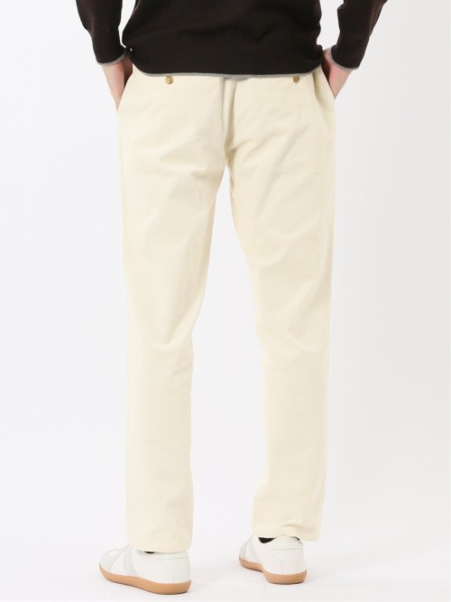 綿コーデュロイ ストレッチ トラウザーパンツ