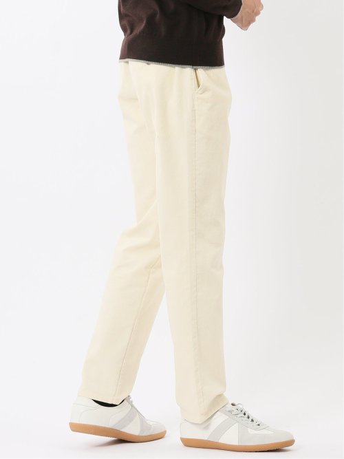 綿コーデュロイ ストレッチ トラウザーパンツ