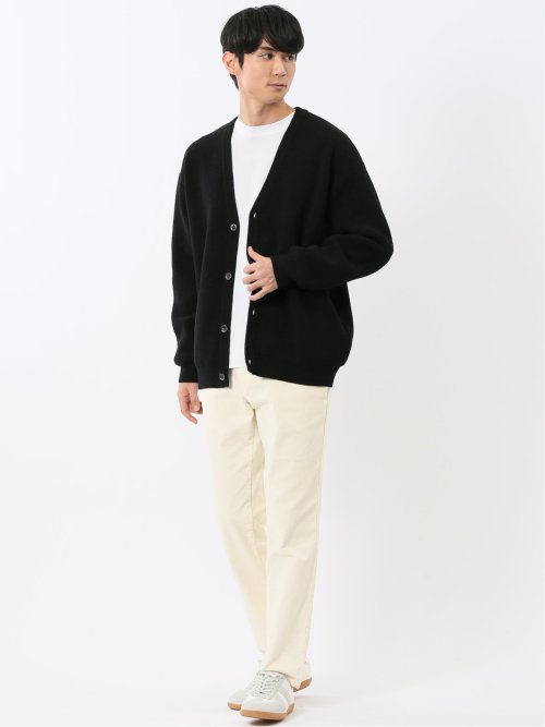 綿コーデュロイ ストレッチ トラウザーパンツ