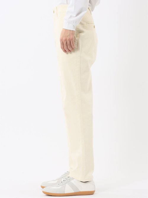 綿コーデュロイ ストレッチ トラウザーパンツ