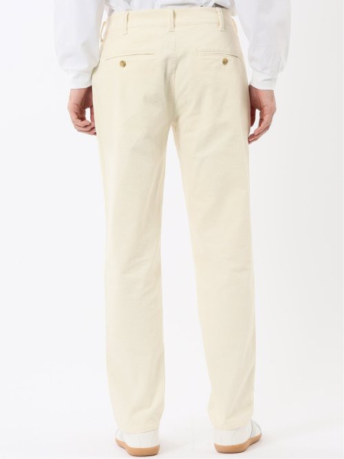 綿コーデュロイ ストレッチ トラウザーパンツ