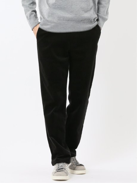 綿コーデュロイ ストレッチ トラウザーパンツ