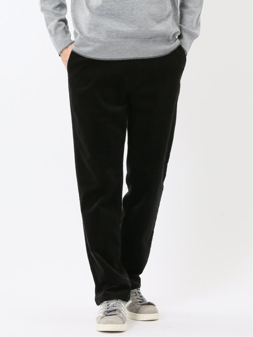 綿コーデュロイ ストレッチ トラウザーパンツ