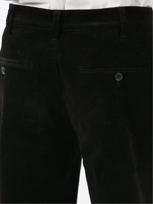 綿コーデュロイ ストレッチ トラウザーパンツ