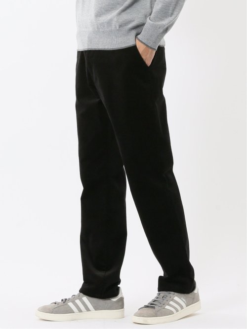 綿コーデュロイ ストレッチ トラウザーパンツ