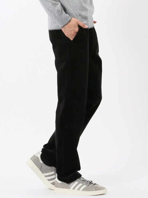 綿コーデュロイ ストレッチ トラウザーパンツ