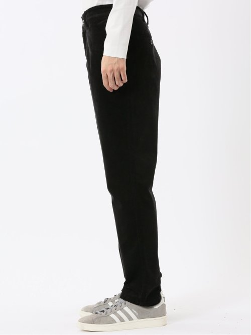 綿コーデュロイ ストレッチ トラウザーパンツ