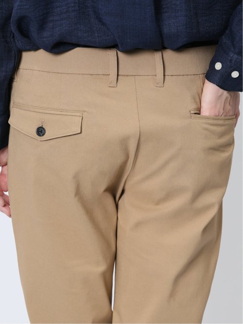 クロスストレッチ トラウザーパンツ ツイル