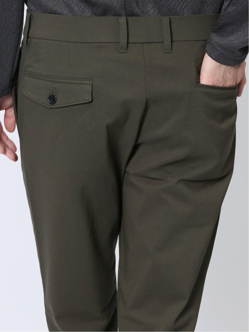 クロスストレッチ トラウザーパンツ ツイル