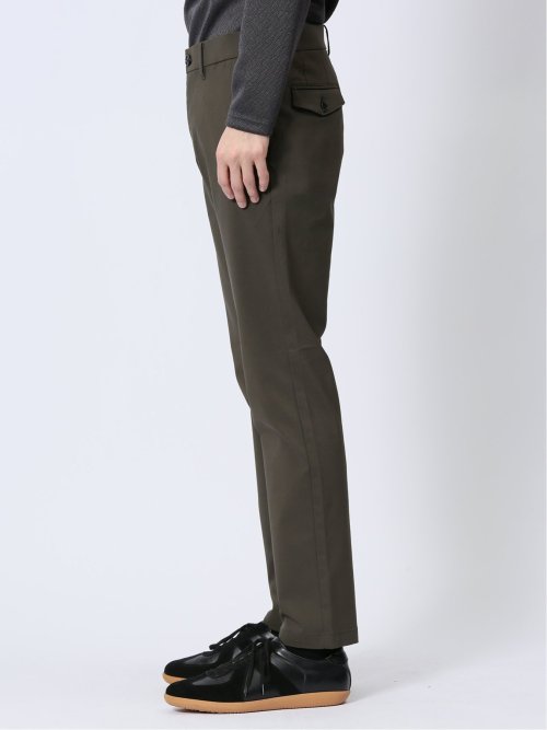 クロスストレッチ トラウザーパンツ ツイル