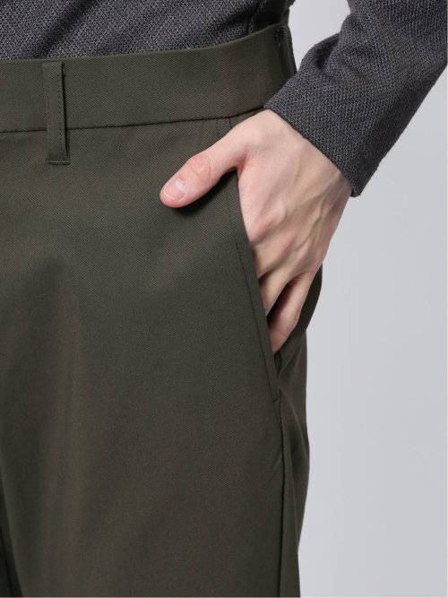 クロスストレッチ トラウザーパンツ ツイル