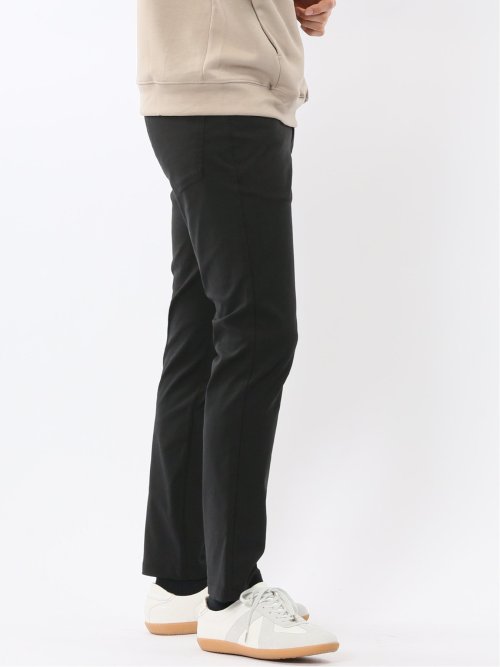 クロスストレッチ スリムパンツ 綿混ツイル