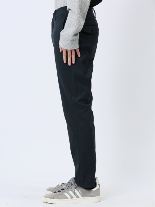 クロスストレッチ トラウザーパンツ ピンヘッド