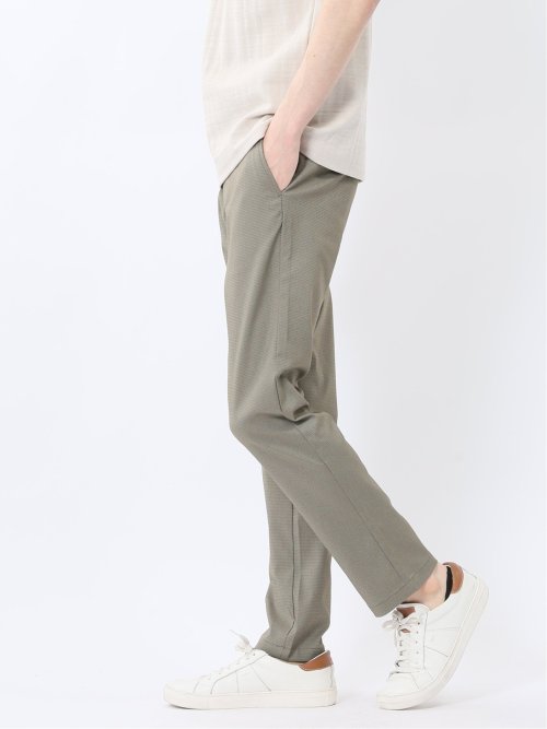 クロスストレッチ+クール トラウザーパンツ ジャガード