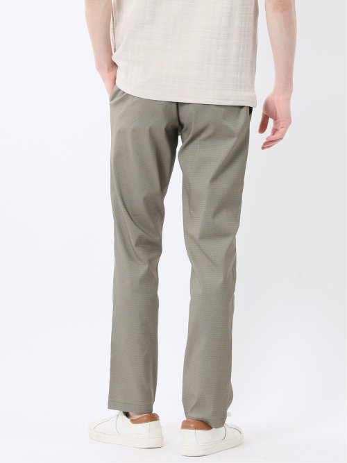 クロスストレッチ+クール トラウザーパンツ ジャガード