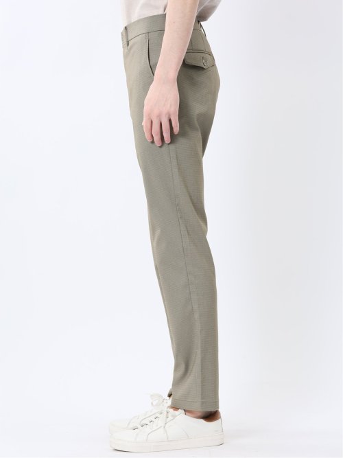 クロスストレッチ+クール トラウザーパンツ ジャガード