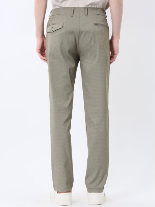 クロスストレッチ+クール トラウザーパンツ ジャガード