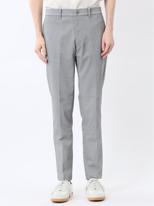 クロスストレッチ+クール トラウザーパンツ ヘリンボン