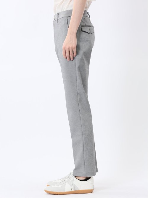 クロスストレッチ+クール トラウザーパンツ ヘリンボン