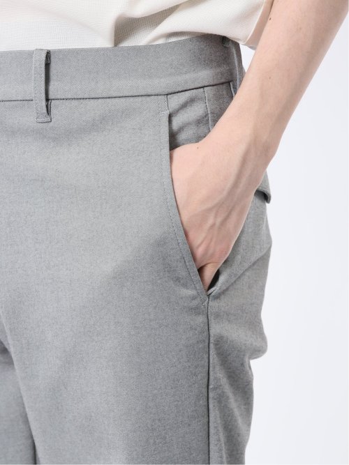 クロスストレッチ+クール トラウザーパンツ ヘリンボン