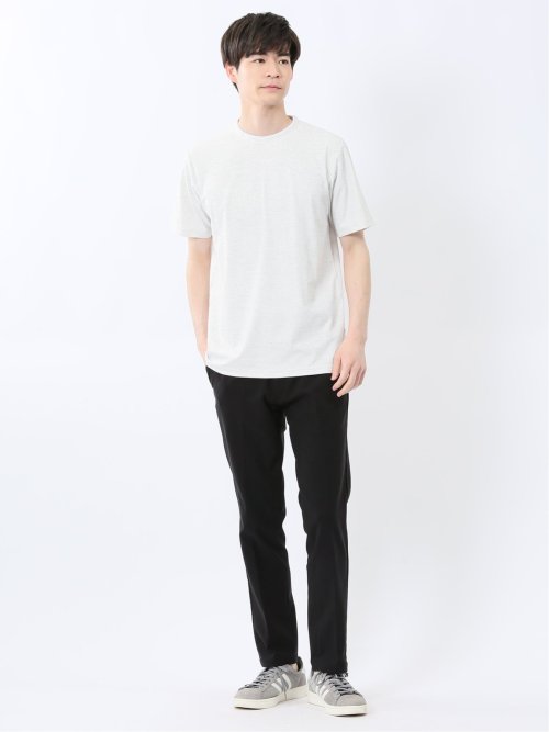 クロスストレッチ+クール トラウザーパンツ ヘリンボン