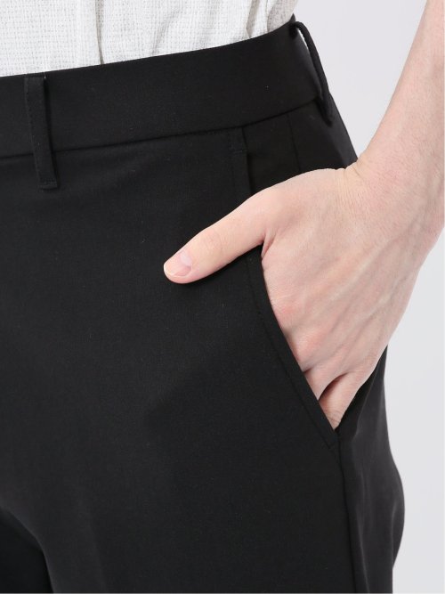 クロスストレッチ+クール トラウザーパンツ ヘリンボン