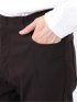 パンツ メンズ ストレッチ 裏起毛 スリム 5ポケット テーパード シャークスキン クロスストレッチ + ウォーム