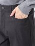 パンツ メンズ ストレッチ 裏起毛 スリム 5ポケット テーパード ソラーロ クロスストレッチ + ウォーム