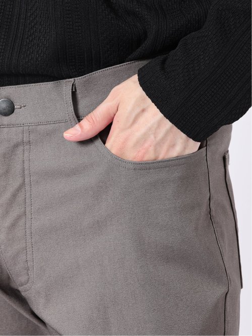 パンツ メンズ ストレッチ 裏起毛 スリム 5ポケット テーパード ソラーロ クロスストレッチ + ウォーム