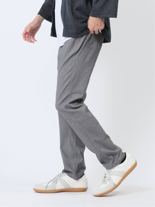 クロスストレッチ スリムパンツ