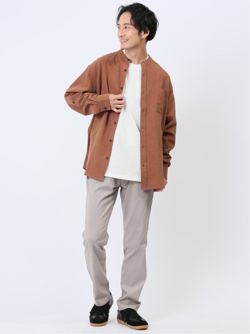 クロスストレッチ スリムパンツ