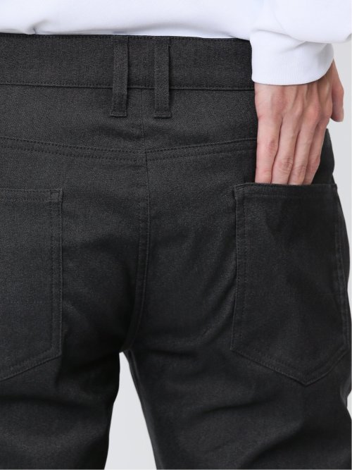 クロスストレッチ+ウォーム スリムパンツ