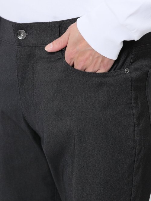 クロスストレッチ+ウォーム スリムパンツ