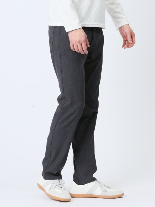 クロスストレッチ スリムパンツ