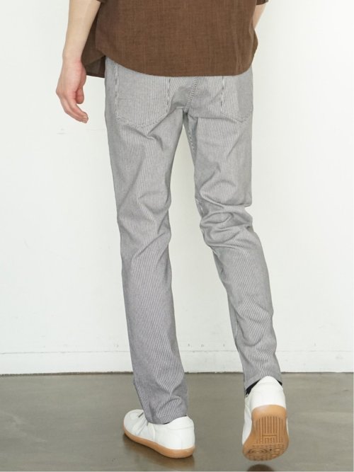 クロスストレッチ スリムパンツ