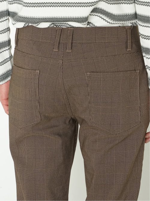 クロスストレッチ スリムパンツ