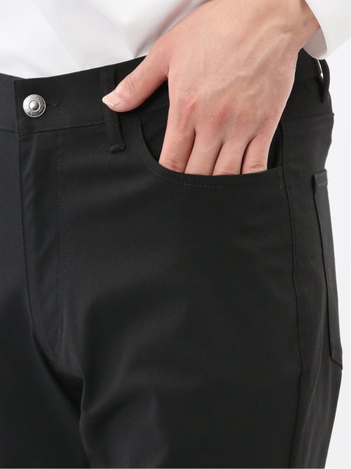 クロスストレッチ スリムパンツ ツイル